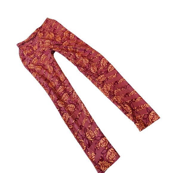LuLaRoe Pants - Lularoe Womens Floral Patterned Leggings One Size